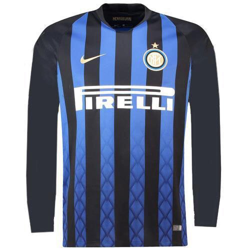 Camiseta Inter Milan Primera equipación ML 2018-2019 Azul